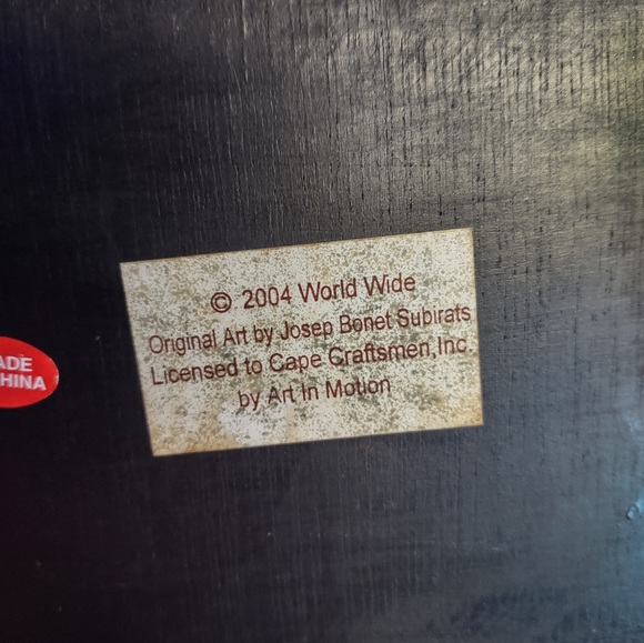 BIG JAZZ NIGHT DECORATIVE WOOD double WINE BOTTLE HOLDER BOX CARRIER STORAGE - Picture 13 of 14